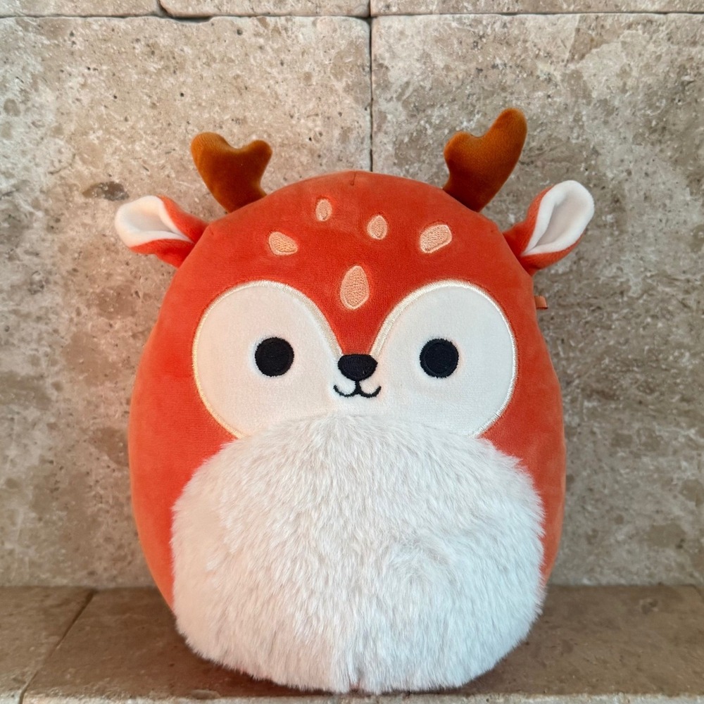 Squishmallows Wellesley the Fawn 8 Inch Burnt Orange Deer Fuzzy Plush Toy 2020